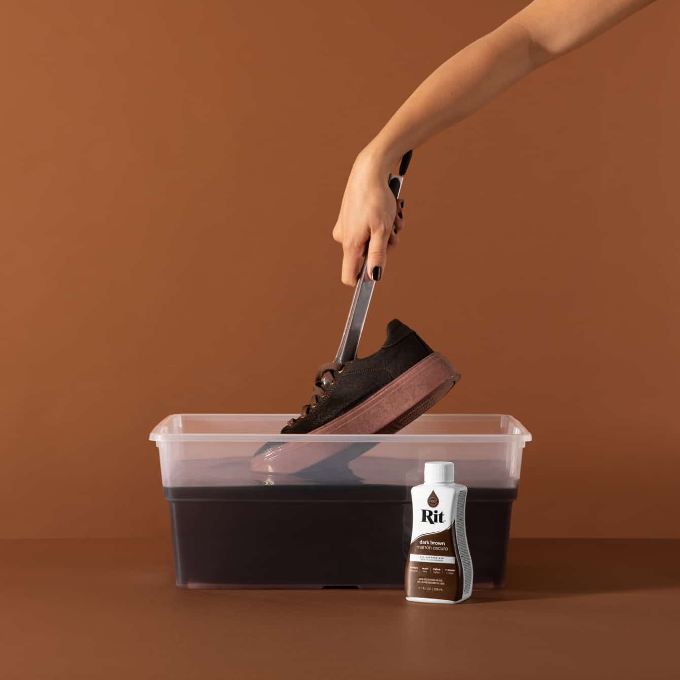Dark Brown All-Purpose Powder Dye - Image 3