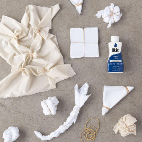 Indigo Shibori Tie Dye Kit - Image 3